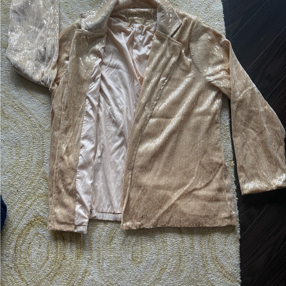 Amazon Shimmering Gold Blazer